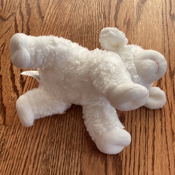 Gund Winky Lamb Rattle Stuffed Animal - Picture 3 of 4